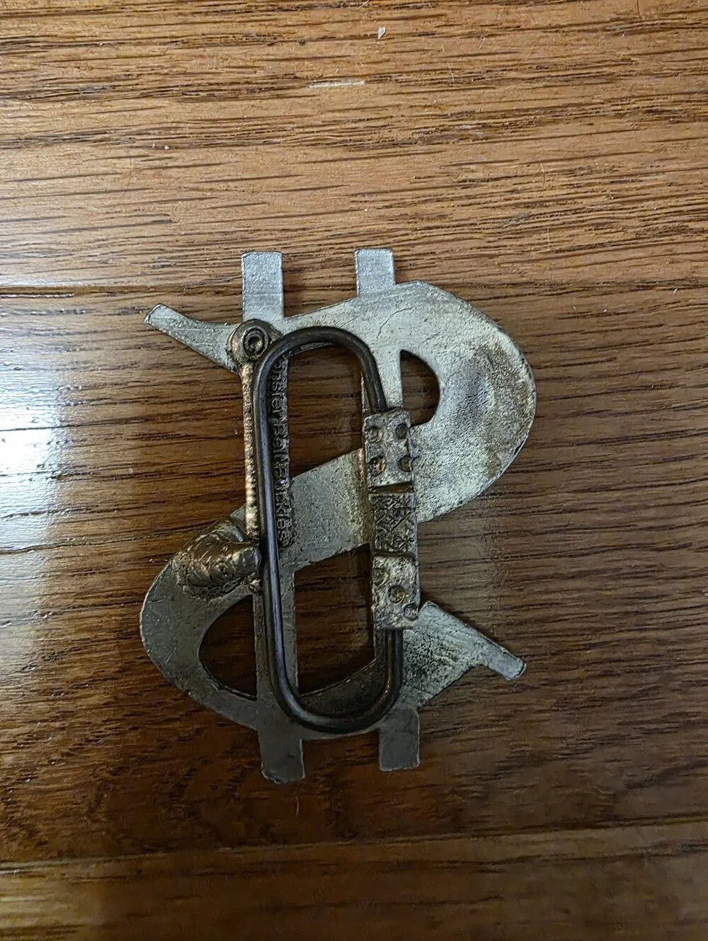 Vintage Dollar Sign Metal Belt Buckle Monster Belt Buckles Chicago